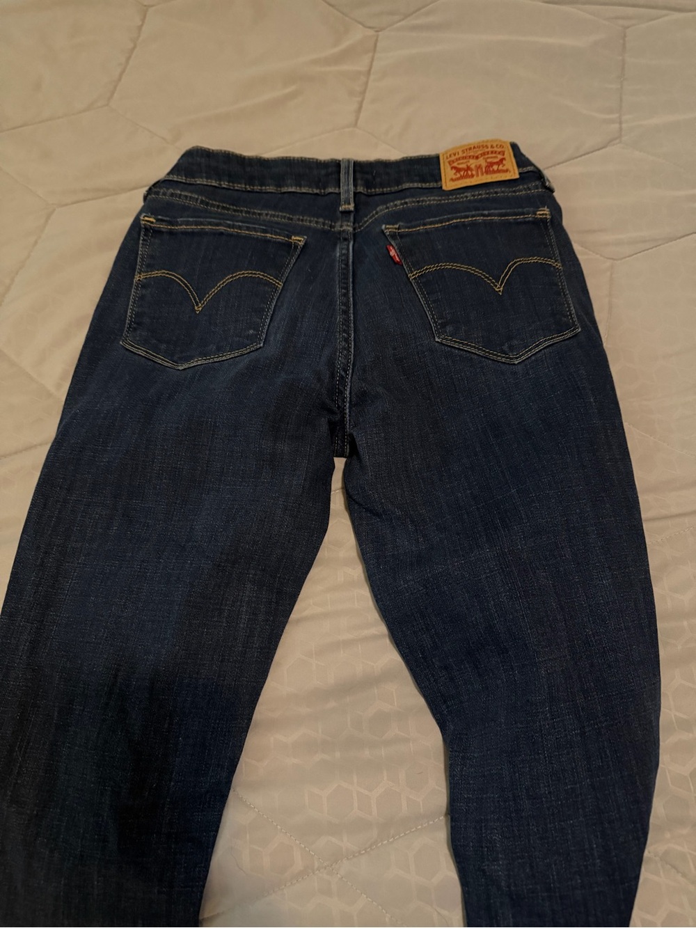 Levi's women’s Indigo Straight-Leg Jeans